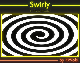 Swirl Stinger, Stream OBS Studio Transición de escenas