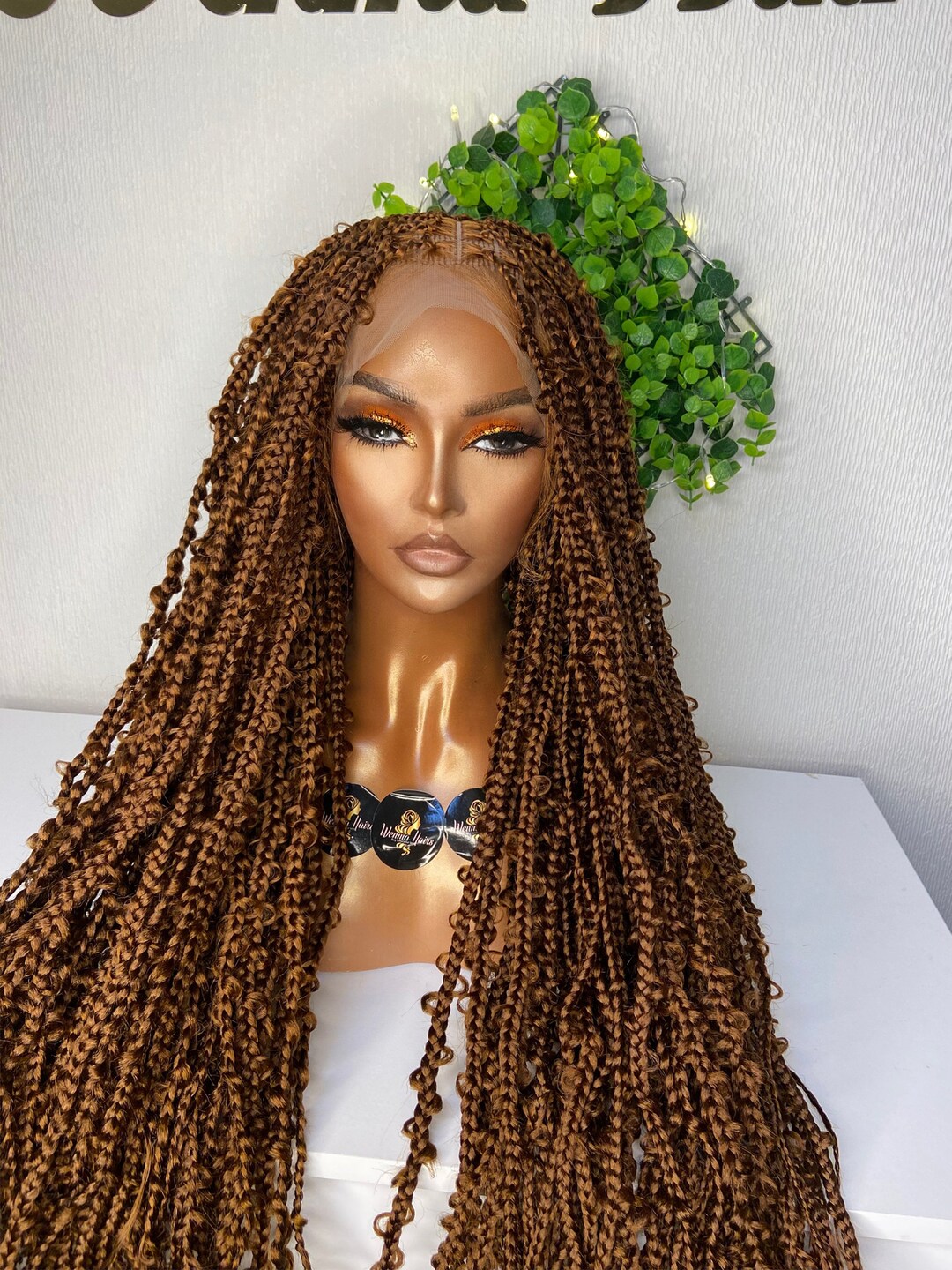 Distressed Braids, Butterfly Braids, Box Braids With Full Frontal,360