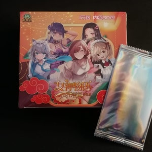 Goddess Story TCG NS-08 Booster Box scellé 30 paquets + 1 pack RP gratuit 150 cartes Anime Girls Waifu