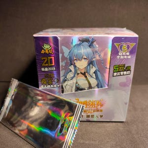 Goddess Story TCG NS-5M08 Verzegelde boosterdoos 20 pakketten + 1 gratis PR-pakket - 160 kaarten Waifu Anime Girls