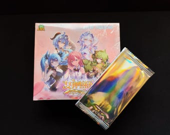 Goddess Story TCG NS-2M10 Caja de refuerzo sellada 30 sobres + 1 sobre PR gratis 180 cartas Waifu Anime Girls