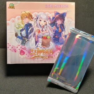 Goddess Story TCG NS-12 Verzegelde boosterdoos 30 pakketten + 1 gratis PR-pakket 150 kaarten Waifu Anime Girls