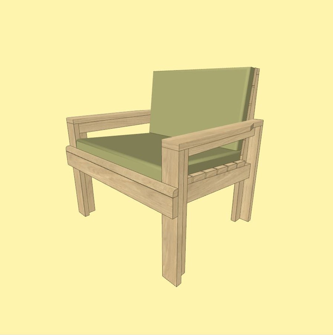 DIY Sofa Plan, Patio Chair Plan, Patio Furniture Plan, DIY Plans, DIY