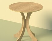 Kitchen Table, Circle Table, Disassembled Table, Disassembled Furniture , CNC Cut Files, Dinner Table, CNC Files, CNC Cut Projects