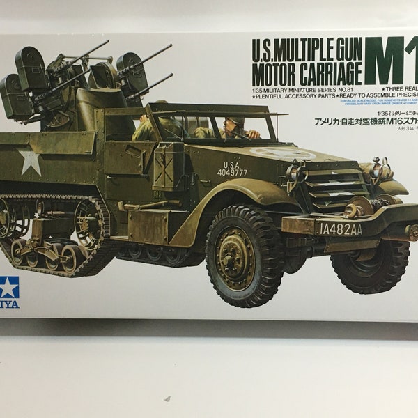 Tamiya U.S.  Multiple Gun Motor Carriage M16