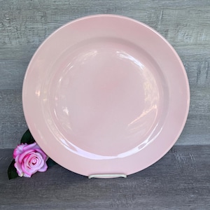 LURAY PASTELS Large Serving Platter, Lu-Ray by Taylor Smith Taylor USA, Vintage Ceramic Dinnerware, 14 inch round