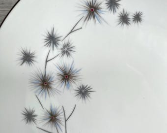 Vintage PLATINUM STAR BURST Dinnerware by Creative-japan