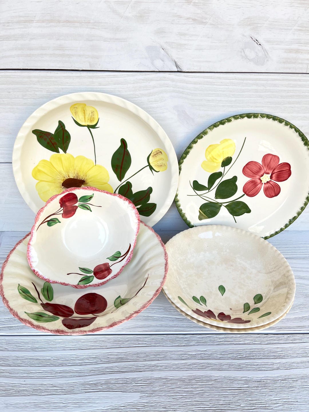 Blue Ridge Southern Potteries Dinnerware-choice of Assorted Pieces - Etsy
