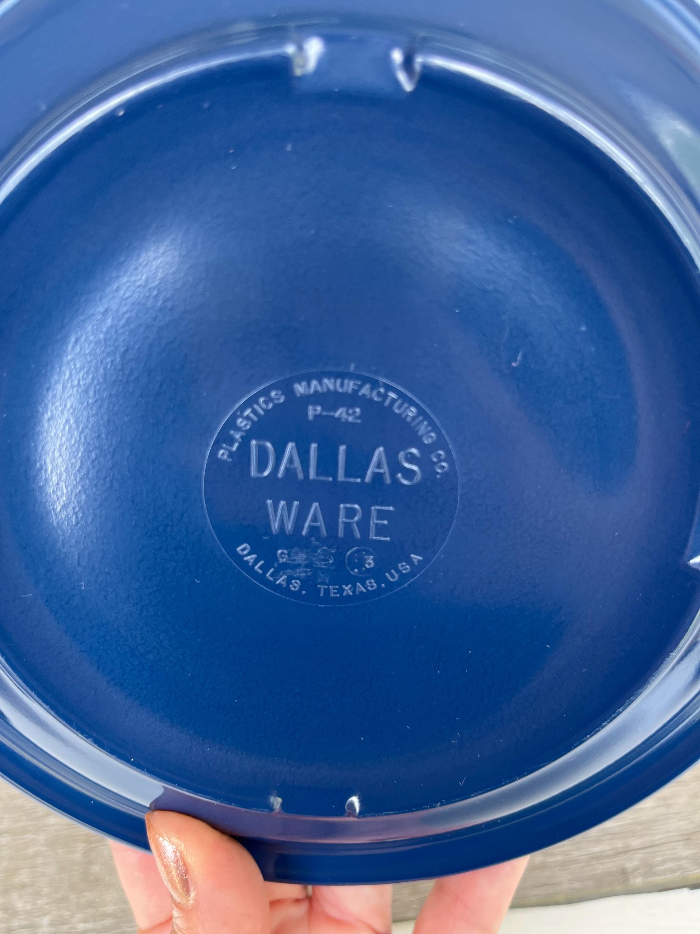 UNDERCOVER メラミンプレート 4枚セット DALLAS WARE メラミンプレート、4 点セット、アクア/ミント 8 インチ