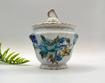 Herend Handgemalt 陶磁器 ヘレンド 手描き 中国の花束 錆磁器 蓋付きシュガーボウル 1663/AOG