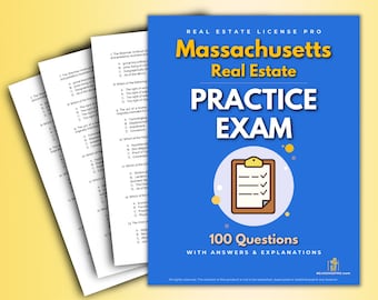 Massachusetts Real Objekt Exam 100 Übungsfragen, Sofort PDF Download Fertig zum Drucken
