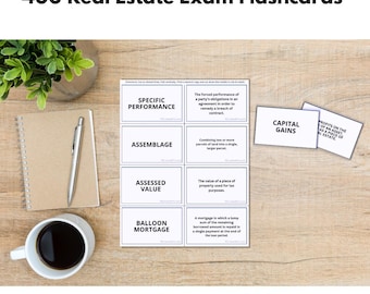 Fastighetsprovkort: 300+ utskrivbara ordförråd (PDF-nedladdning)