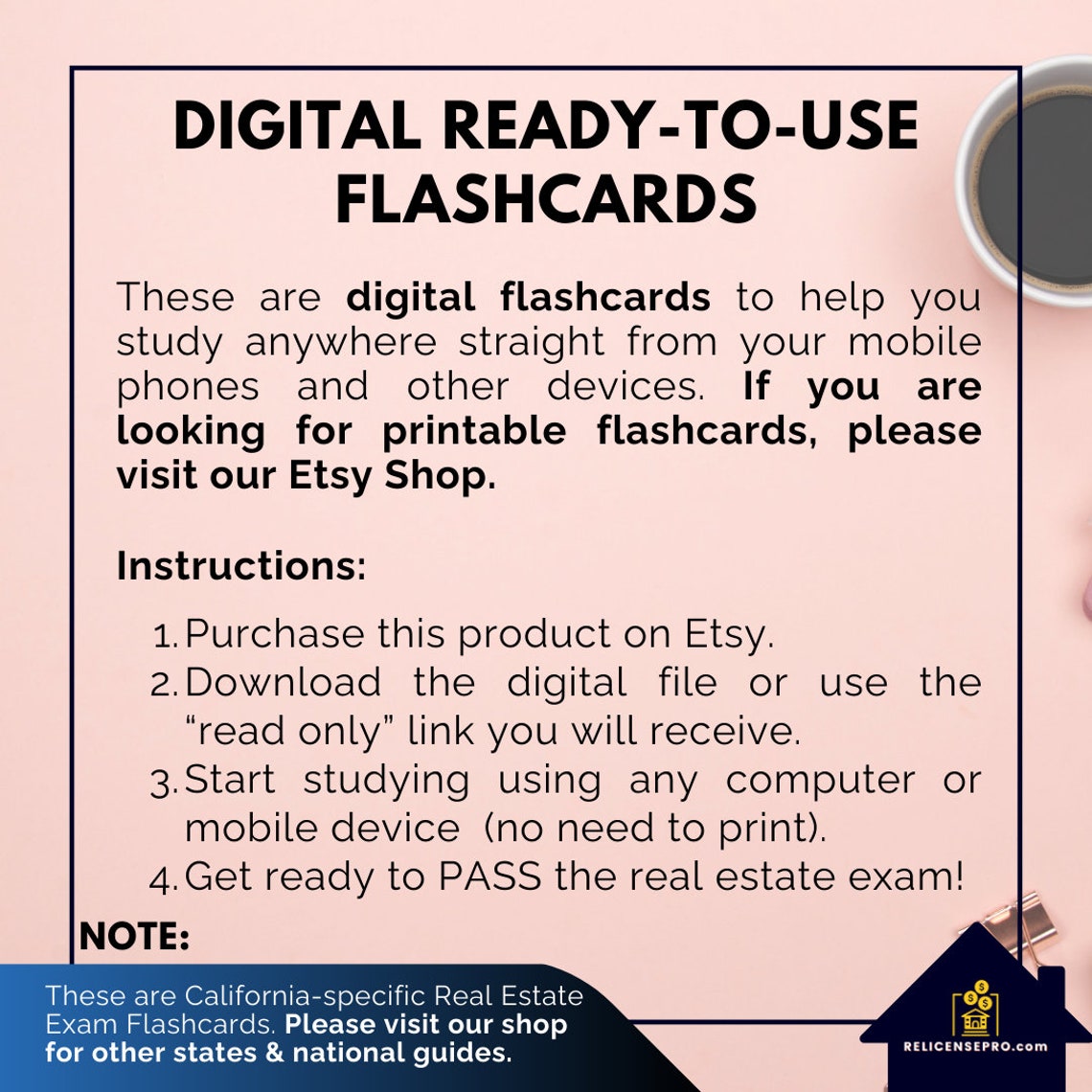 California Real Estate Flashcards, California Real Estate Exam Prep
