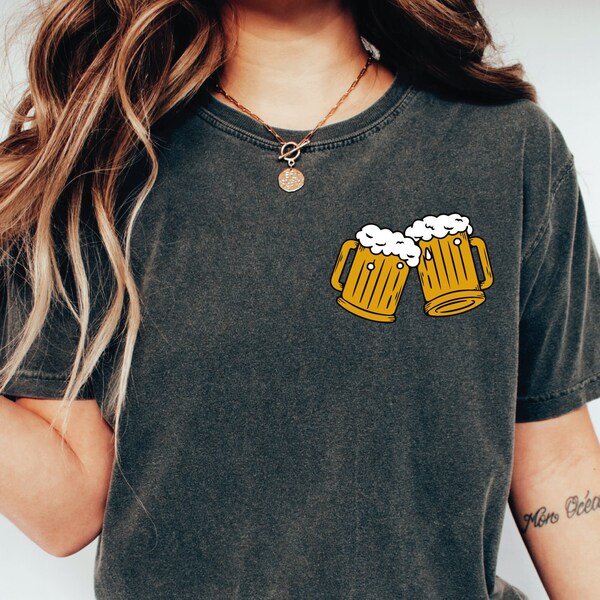 Beers Comfort Colors T-Shirt, Beer Lover Gift, Drinking Party Tee, Vintage Beer T-Shirt, Cool Drinking Shirt, Gift For Her    SA301