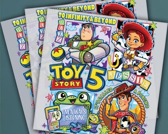 Toy Story 5 Dtf, Disney Toy Story Shirt, Toy Shirt, Cute Shirt, Ready to Press DTF Transfer