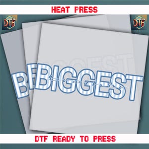 Biggest Brother Design, Brother Design Family Shirt, Newborn Design, Ready to Press DTF Transfer, Iron on Decal, Direct to Film Transfer