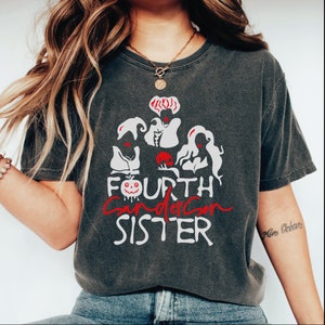 Fourth Sanderson Sister Dtf, Halloween Design, Ready to Press DTF Transfer, Iron on Decal, Direct to Film Transfer, Halloween DTF  SA260