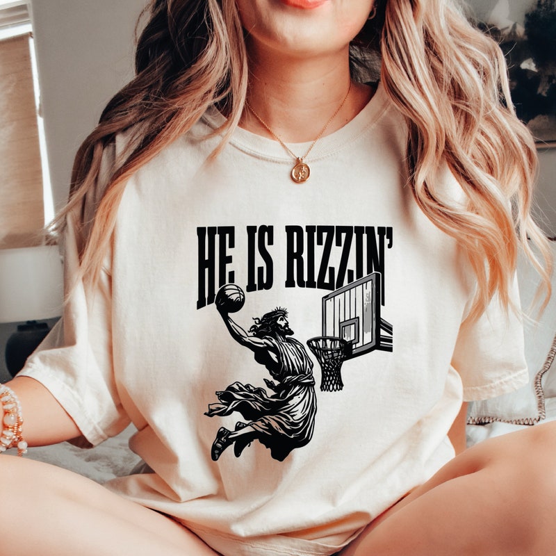 He is Rizzin T Shirt - Etsy
