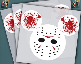 Halloween Mickey Design, Halloween Design, Ready to Press DTF Transfer, Iron on Decal, Direct to Film Transfer, Halloween DTF