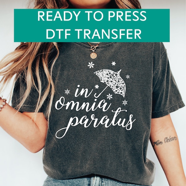 Ready to Press DTF Transfer Stars Hollow Comfort Colors Shirt, Stars Hollow In Omnia Paratus Shirt, Autumn Festival, SA015