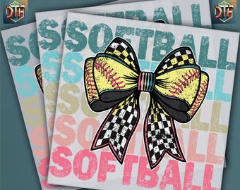Softball Mom Shirt Print, Baseball & Softball Gift, Ready to Press DTF Transfer, DTF Transfers, Direct to Film Transfer, Fast Shipping
