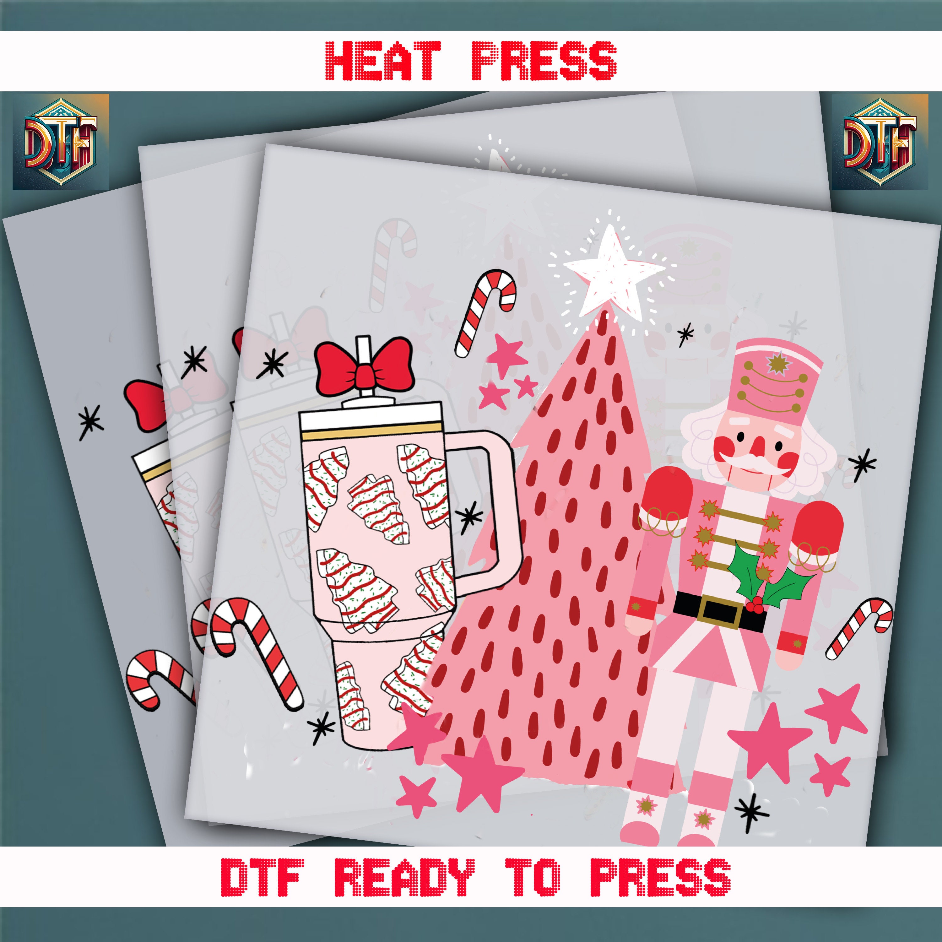 Nutcracker , Ready to Press DTF Transfer, Iron on Decal, Direct to Film ...
