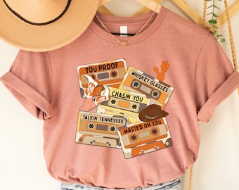 Country Music Cassette Comfort Colors Shirt  SA203