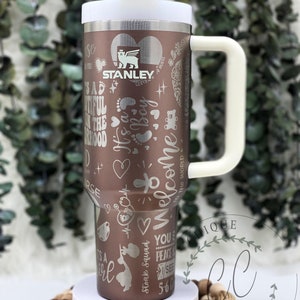 Laser Engraved Labor And Delivery Nurse, RN, Tumbler With Handle, Lid, & Straw