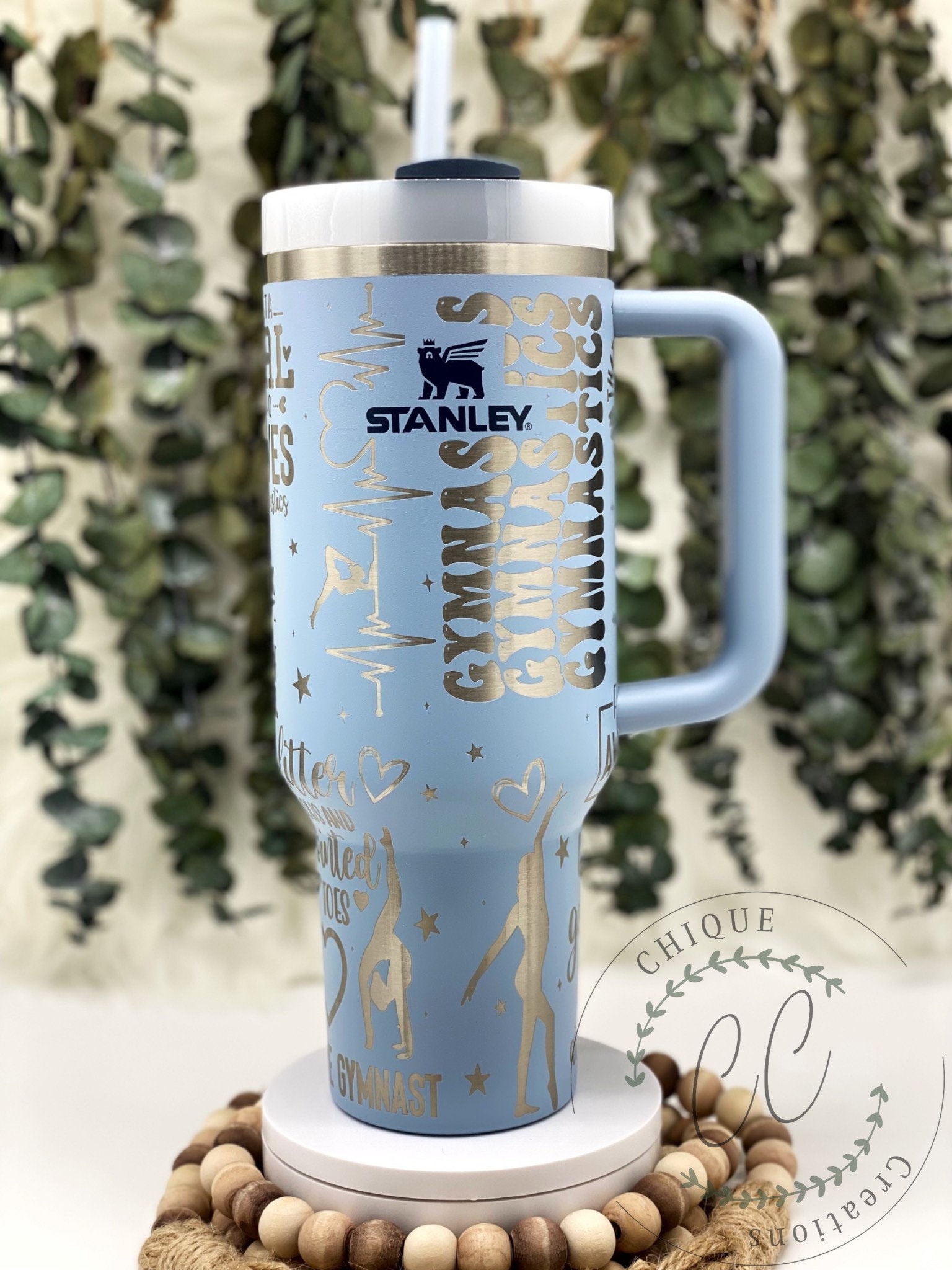 Stanley 30oz Tumbler GYMNASTICS Design Custom Engraved & Personalized  Perfect for Kids and Teens at School or Sports 