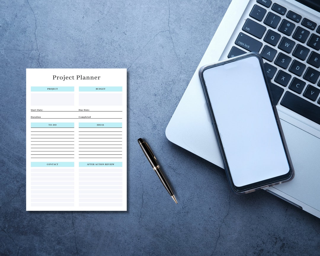 Project Planner Bundle | Printable Planner | Digital Download | PDF ...
