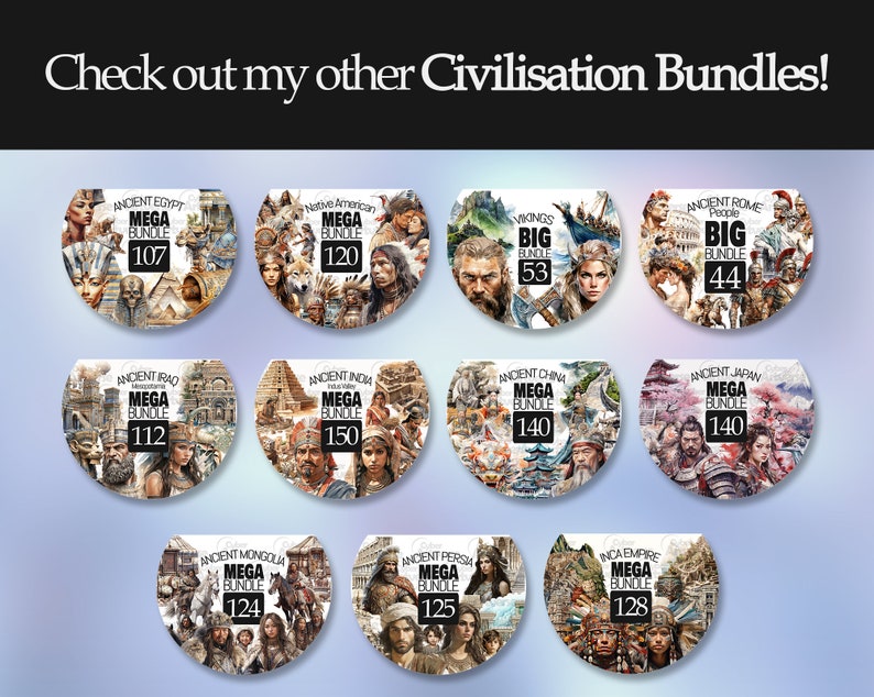 Buy Ancient Roman Gods Clipart: Mythology PNG Bundle (digital Download ...