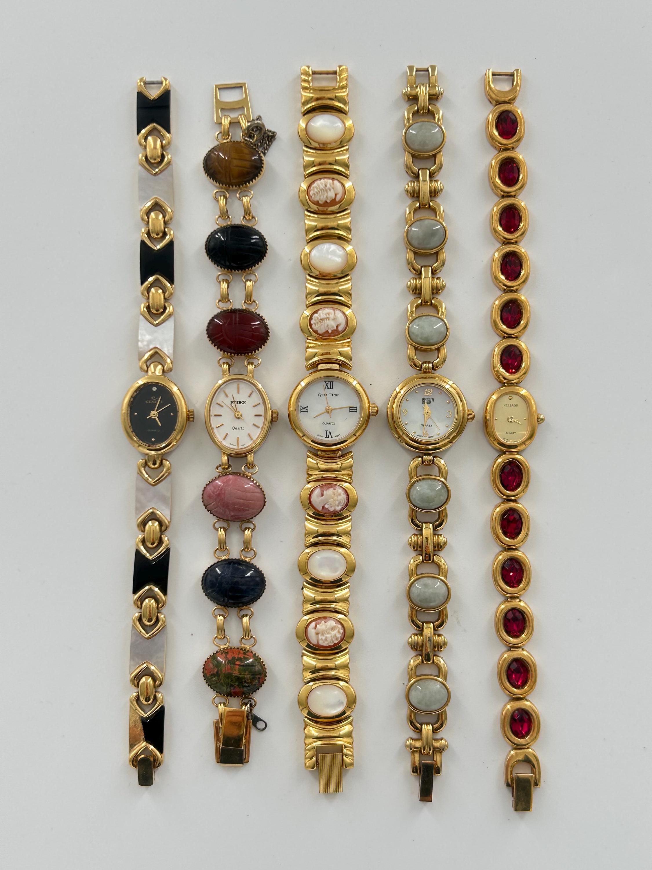 Gemstone Watches Gold - Etsy display picture 3