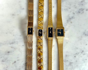 SEIKO VINTAGE クォーツ 金 ゴールド スモセコ 腕時計 レディース SEIKO VINTAGE 金 ゴールド クォーツ レディース 腕時計