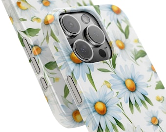 Floral iPhone Case, Impact Resistant, Wireless Charging, Slim Phone Cover