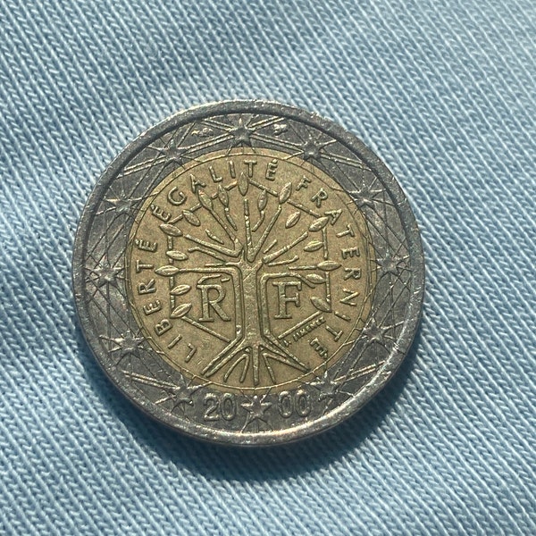 2 Euro 2000 Liberte Egalite Fraternite Pièces de 2€ 2000 liberté égalité fraternité - Etsy France