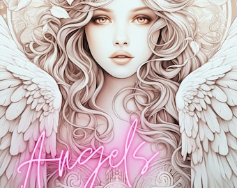 Colección para colorear ángeles vol. 1