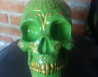 decorated skull