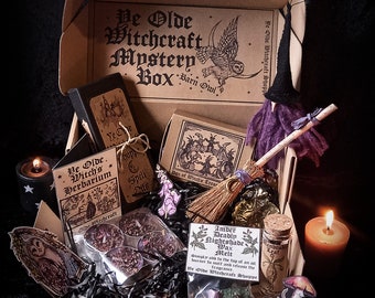 Ye Olde Witchcraft Mystery Box - Traditional Witchcraft Gift Box