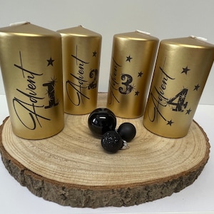 Candles Advent candles Advent wreath Christmas Candle