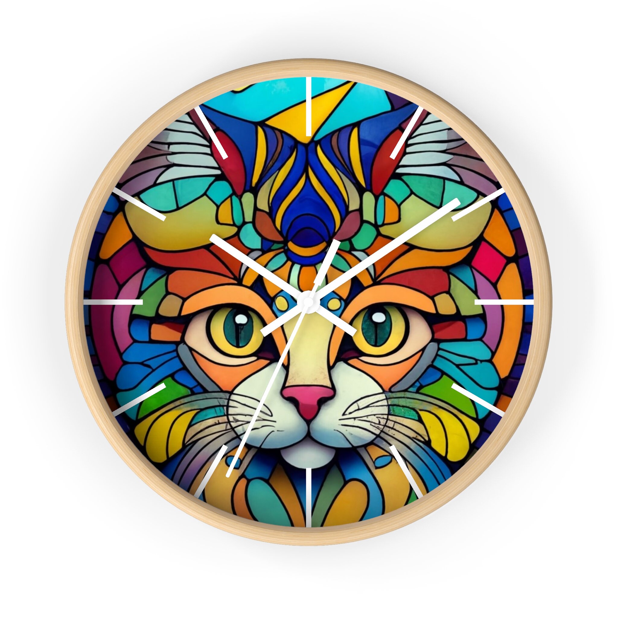 Cat Clock Gift for Kitty Lover Best Gift for Cat Mom Christmas Gift for