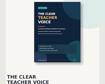 Werkboek voor docenten over spreken in het openbaar (pdf) | 8 weken oefening in communicatie in de klas