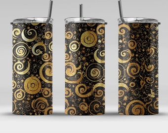 metalic patterns (7) 20 oz Skinny Tumbler Sublimation Design, Straight & Tapered Wrap, Tumbler Wrap, Tumbler PNG, Instant Download