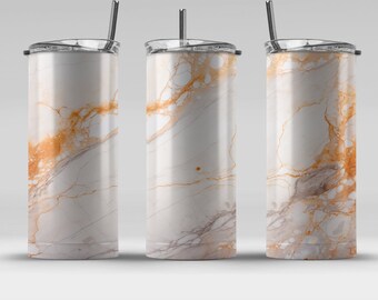 marble 5 20 oz Skinny Tumbler Sublimation Design, Straight & Tapered Wrap, Tumbler Wrap, Tumbler PNG, Instant Download