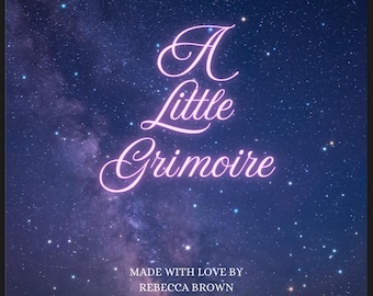 A Little Grimoire | Witchcraft Book of Spells, Rituals and Magic | Beginner Witch Gift | Herb & Flame Apothecary