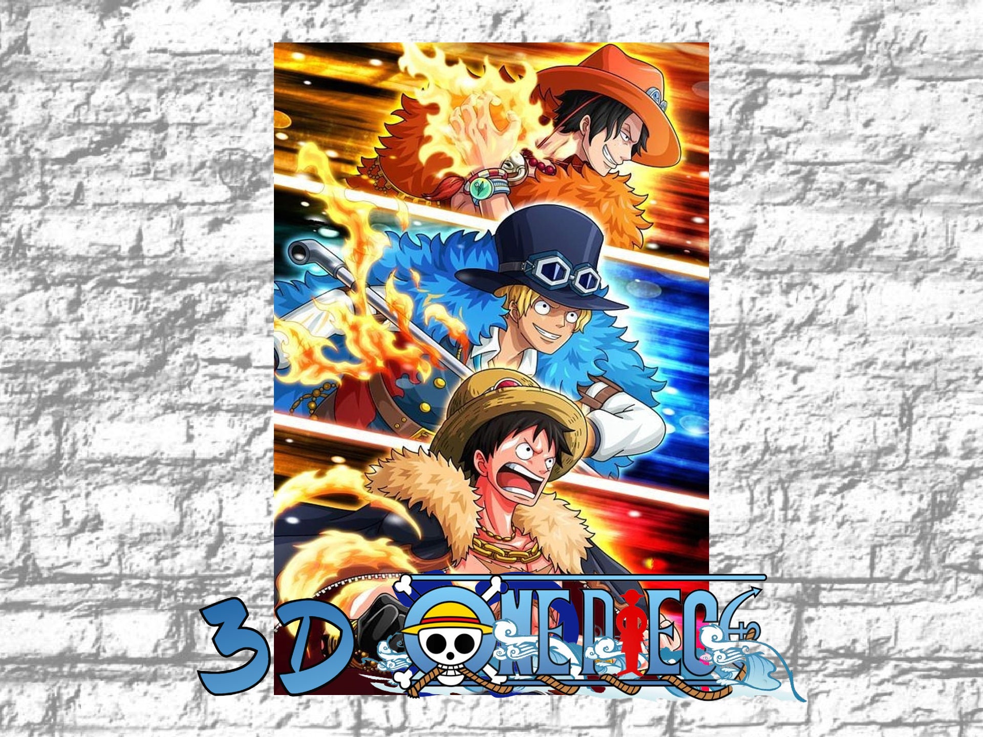 Poster One Piece - Ace Sabo Luffy  Wall Art, Gifts & Merchandise