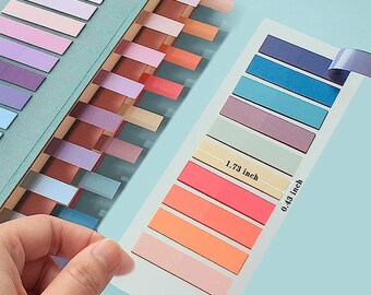 Pastel Sticky Note Tabs | Waterproof Planner Page Markers