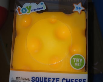 Huge Squeeze Cheese Toy, New In Box, Authentic Ships Fast