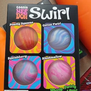 Needoh SWIRL, 4 in box !  So hard to find. Only 1 left. 39.00. + Freebies included with your order. Order Now- Get it before it's gone!