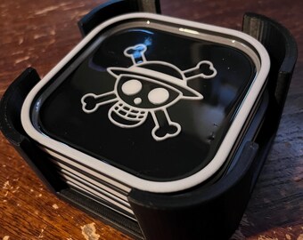 Juego de posavasos de una pieza