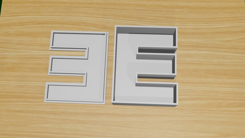 3D Printed Letter Gift Box With Lid Custom Decorative Sign 3D Alphabet ...